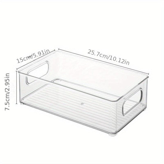 Transparent PET Desktop Storage Box for Cosmetics and Jewelry