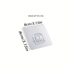 Self Adhesive Wall Hook Sticky Buckle Hook for Storage Rack Shelf Hanging