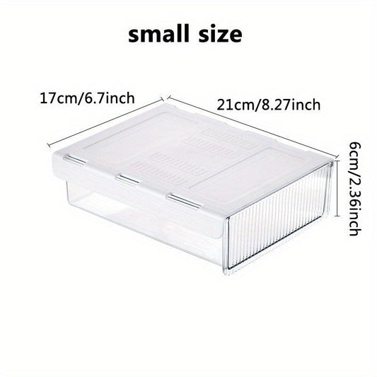 Self Adhesive Under Desk Drawer Organizer Plastic Workspace Organizers