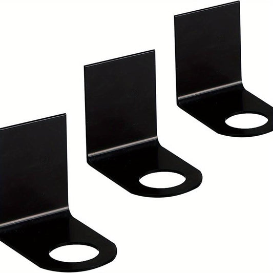 3pcs Stainless Steel Wall Suction Rack for Bathroom Organization