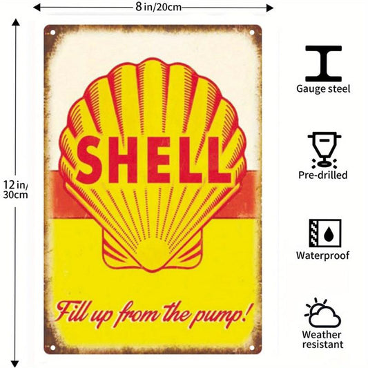 Vintage Metal Tin Sign Retro Gas Car Metal Posters Garage Man Cave Bar Wall Deco