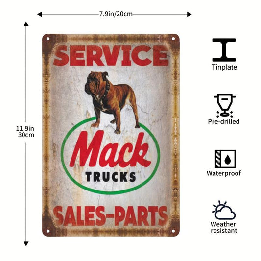 Vintage Metal Tin Sign Reproduced Tin Signs Garage Metal Decor Wall Decor