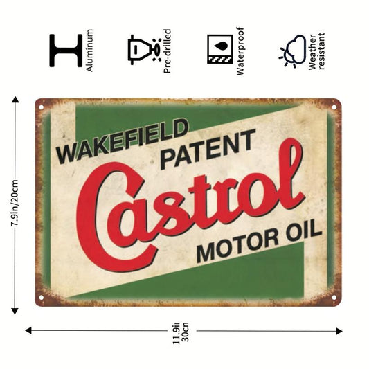 Vintage Metal Tin Sign Reproduced Tin Signs Garage Metal Decor Wall Decor