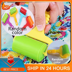1PC Diamond Painting Cross Stitch Tool Plastic Roller Rolling Tool