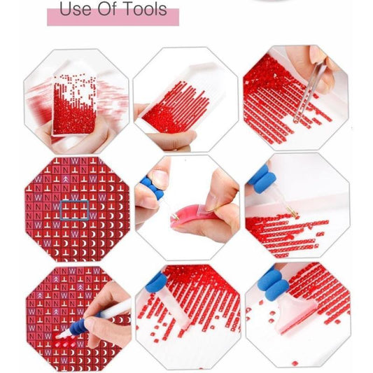 Colorful 5D DIY Rhinestone Painting Kit