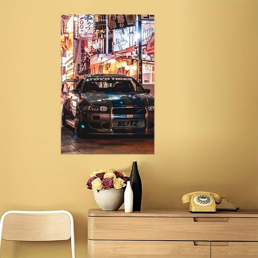 Art Canvas Painting Car Painting On Canvas Wall Art