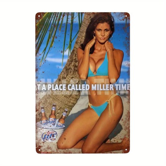 Retro Style Bar Tin Sign Vintage Beer Signs Metal Wall Decor Music Tin Sign