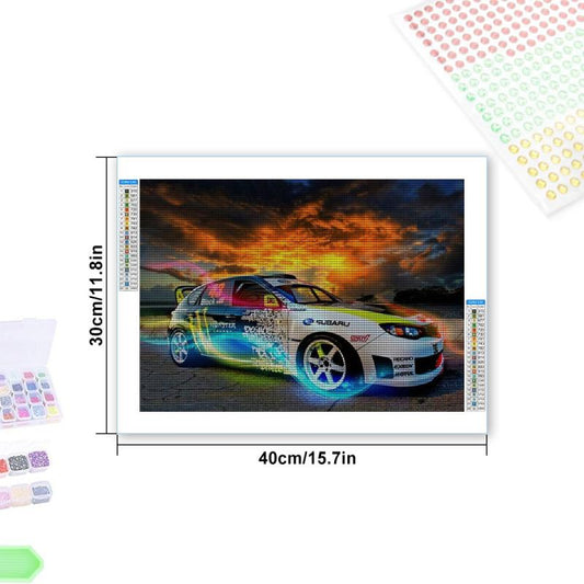 1pc Racing Car DIY Rhinestone Painting Kit