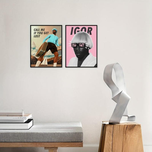 Vintage Rapper Music Poster 12x16in Wall Decor