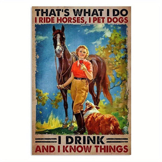 Girl That's What I Do Metal Signs - Home Decor Vintage Tin Signs