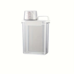 Airtight Storage Container w/ Measuring Cup Plastic Cereal Jars