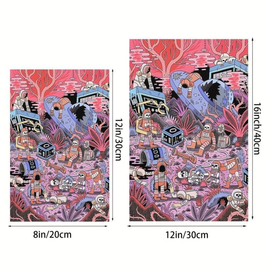 Y2k Art Chaos Poster Canvas Art Room Decoration Painting