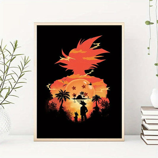 Anime Poster Japanese Character Canvas Painting for Boys Bedroom