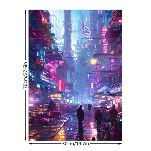 Canvas Poster Cyberpunk Nights Wall Decoration Gift