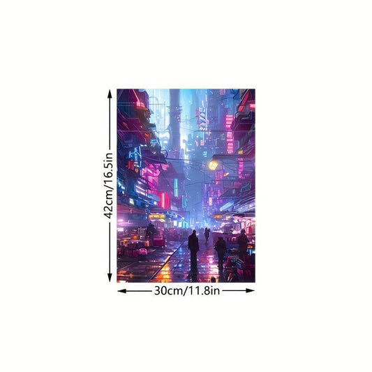 Canvas Poster Cyberpunk Nights Wall Decoration Gift