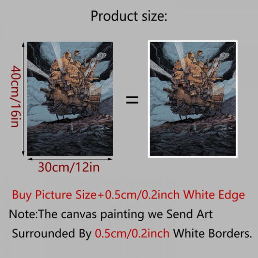 Abstract Anime Canvas Wall Art for Home Decor