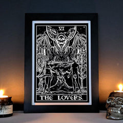 Modern Tarot Art Canvas Print Poster Large Size Background