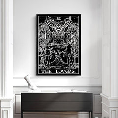 Modern Tarot Art Canvas Print Poster Large Size Background