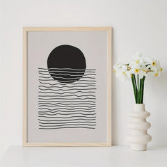 3pcs Abstract Creative Artistic Hand Sketched Compositions Wall Decoration