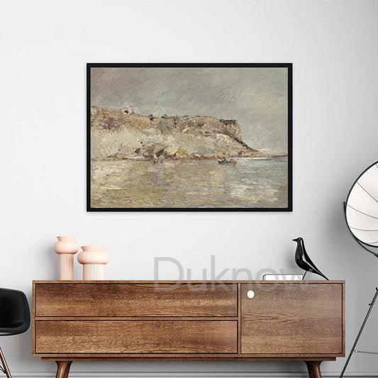 4pcs Vintage Landscape Nature Prints for Living Room & Bedroom Decor