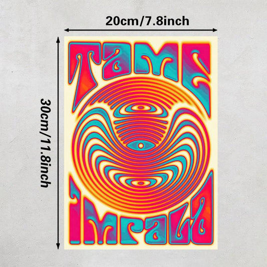 Psychedelic Rock Band Tour Art Canvas Painting Wall Decor