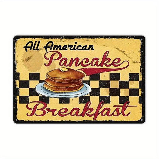 Vintage Food Metallic Tin Signs for Home Wall Decoration 30cm x 48cm