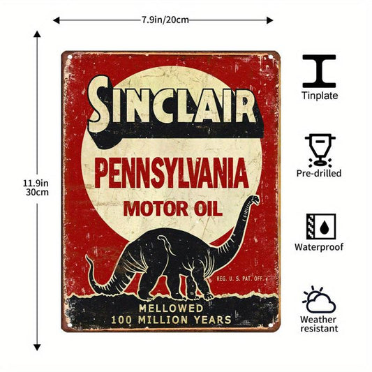 Vintage Metal Tin Signs Retro Garage Signs for Men Wall Decorations
