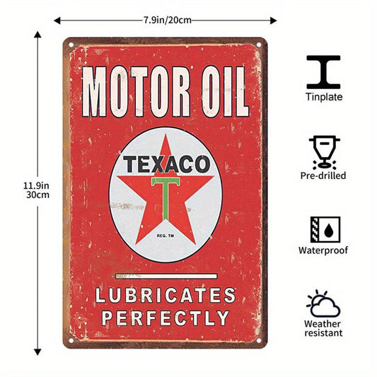Vintage Gas Car Metal Tin Sign Home Bar Man Cave Garage Wall Decor