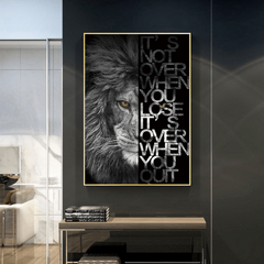 Lion Canvas Wall Art for Home Decor
