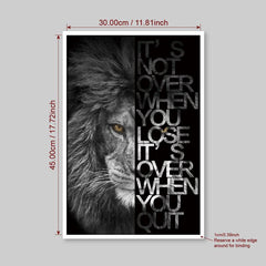 Lion Canvas Wall Art for Home Decor
