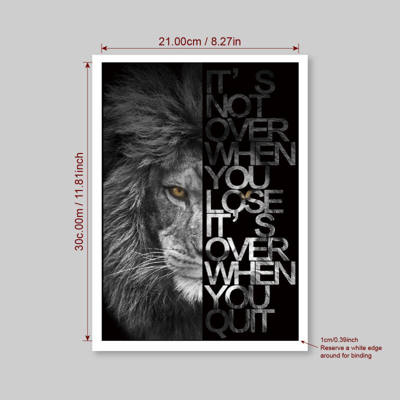 Lion Canvas Wall Art for Home Decor