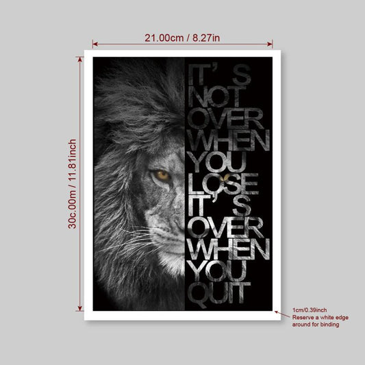 Lion Canvas Wall Art for Home Decor