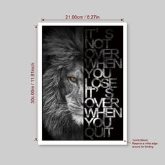 Lion Canvas Wall Art for Home Decor