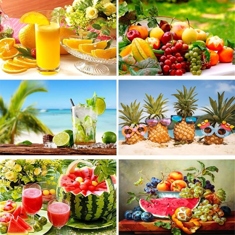 Summer Fruits Diamond Painting Kit - Colorful DIY Art Full Drill