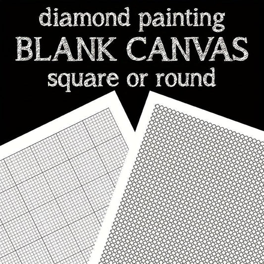 Diamond Painting Blank Grid Canvas 25x25cm
