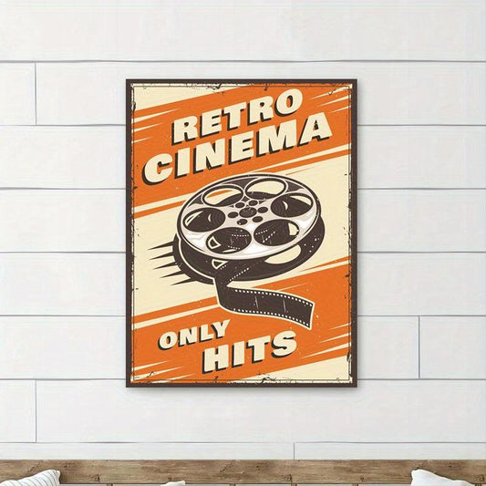 Vintage Cinema Art Print for Kids Room Wall Decor