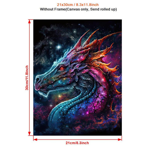 Background Modern Grames Animal Dragon Pictures Printed Poster Soft