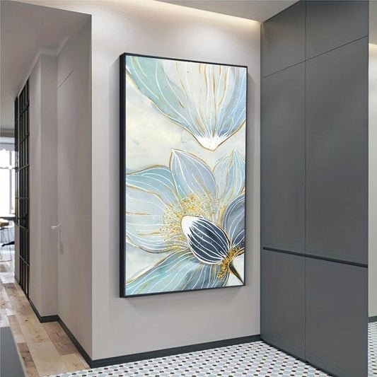 Chinese Style Lotus Canvas Painting Poster for Living Room Bedroom Wall Decor