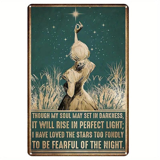 Stay Wild Moon Child Tin Sign Vintage Metal Wall Decor
