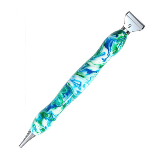 1pc Stainless Steel Diamond Painting Tips Metal Pen Ergonomic Diamond Dot Pencil