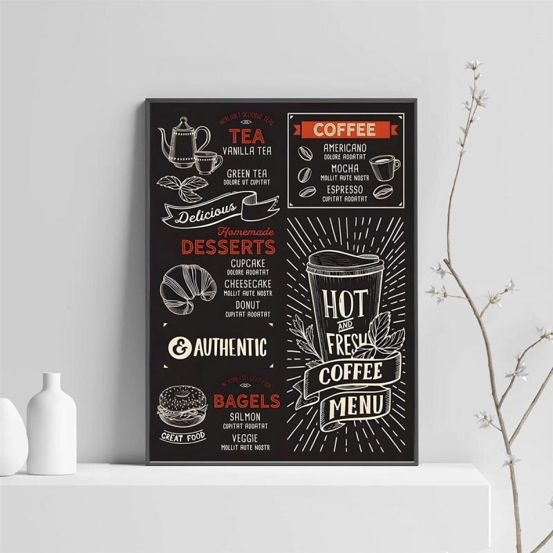 Canvas Poster Modern Art Coffee Print Painting Wall Art For Living Room