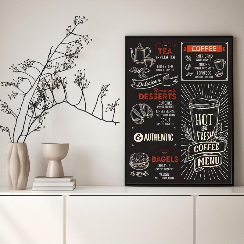 Canvas Poster Modern Art Coffee Print Painting Wall Art For Living Room