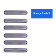 Long Handle Window Squeegee Cleaning Tool With Rubber Blade And Sponge Head