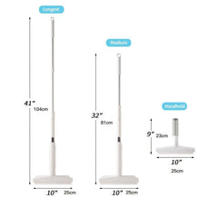 Long Handle Window Squeegee Cleaning Tool With Rubber Blade And Sponge Head