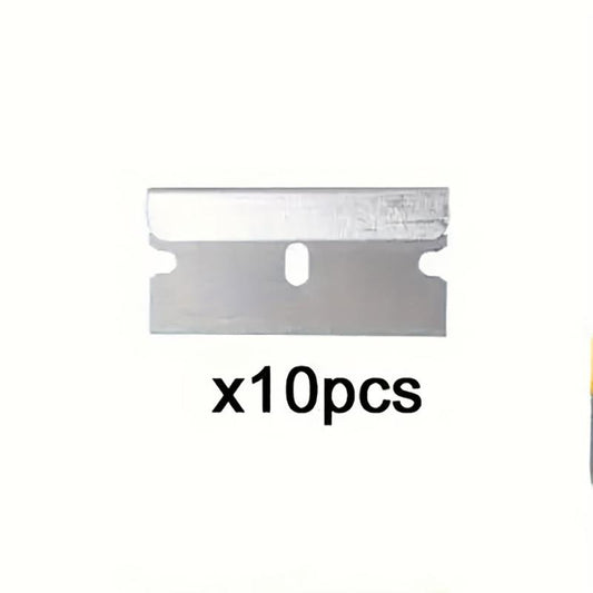 2pcs Blade Scraper Paint Glue Glass Cleaning Durable Window Scraping Tool