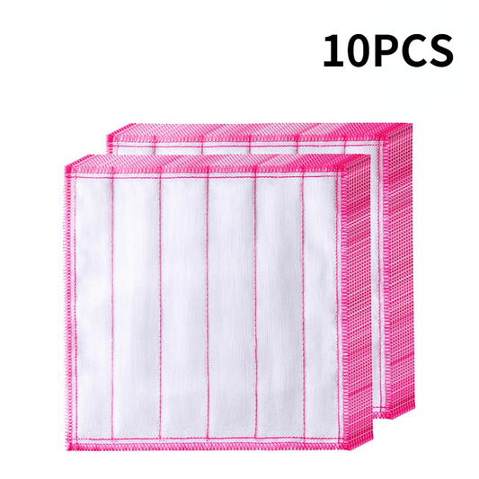 Microfiber Kitchen Cleaning Cloth Absorbent Scouring Pad