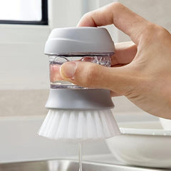 Tableware Washing Brush Press On Type Kitchen Pot Brush