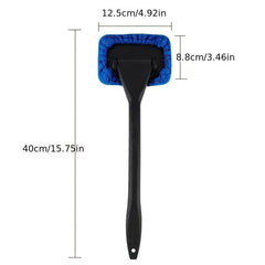 Long Handle Window Cleaning Brush Set for Windshields and Car Windows