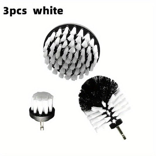 3pcs Drill Brush Set Power Scrubber Cleaning Kit With Extend Attachment