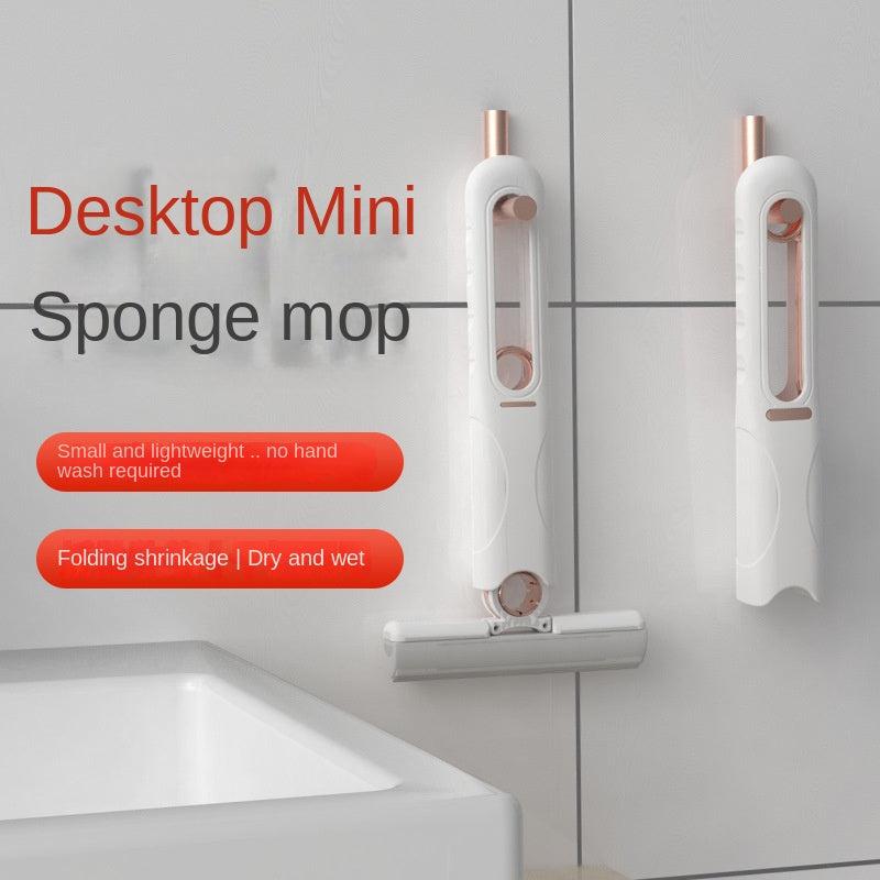 Mini Handheld Sponge Mop for Bathroom Car Window Glass Cleaning
